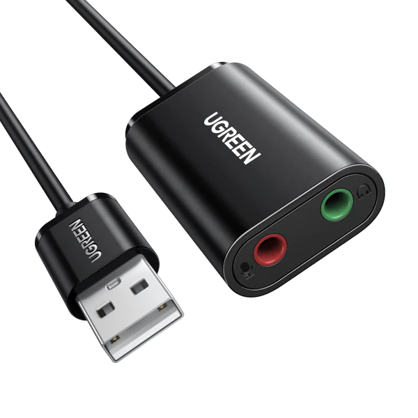 Ugreen USB to 3.5mm Headphone Audio Adapter - 30724 Ugreen USB to 3.5mm Headphone Audio Adapter - 30724